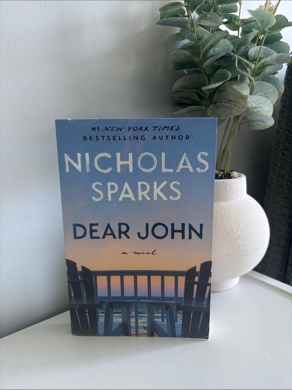 Nicholas Sparks "Dear John" Paperback - Blue Sunset Cover
